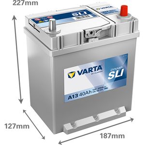 A13 Varta Dynamic SLI Car Battery 12V 40Ah (540125033) (054H)